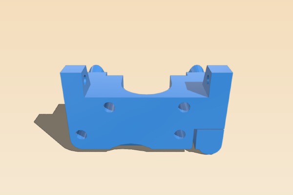 Solidoodle Jigsaw Replacement Extruder mk5 for E3D 6&Lite6 | 3d print model