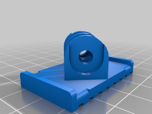 GoPro mount for snowboard or ski (90° and 45° version) | 3d print model