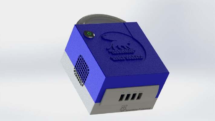 Raspberry Pi 4 Gamecube Inspired Case | 3d print model