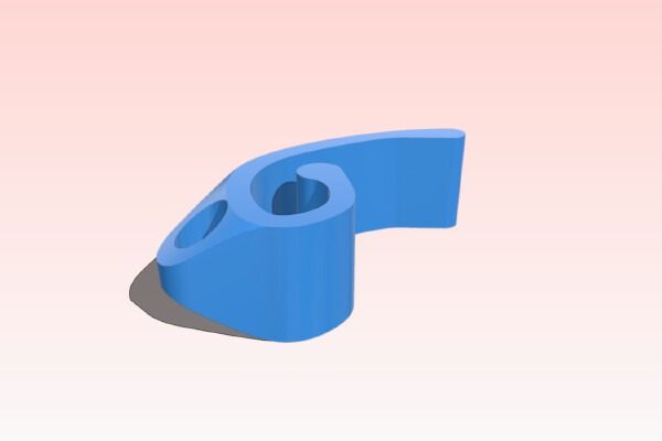 Frisbee Clip | 3d print model