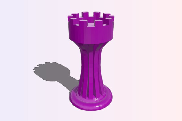 Rook – chess | 3d print model