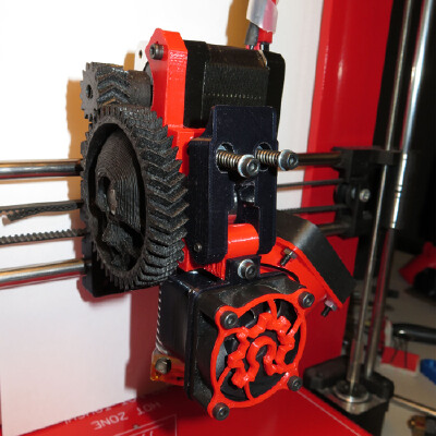 E3D v5 Compact Extruder for i3 Rework | 3d print model
