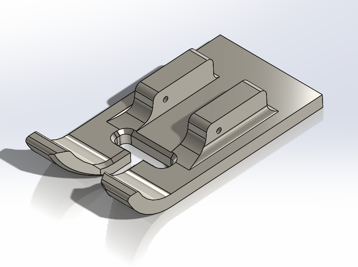 Foot for a sewing machine Files to download and to 3D print for free
