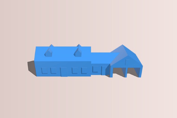 Cape Cod House | 3d print model