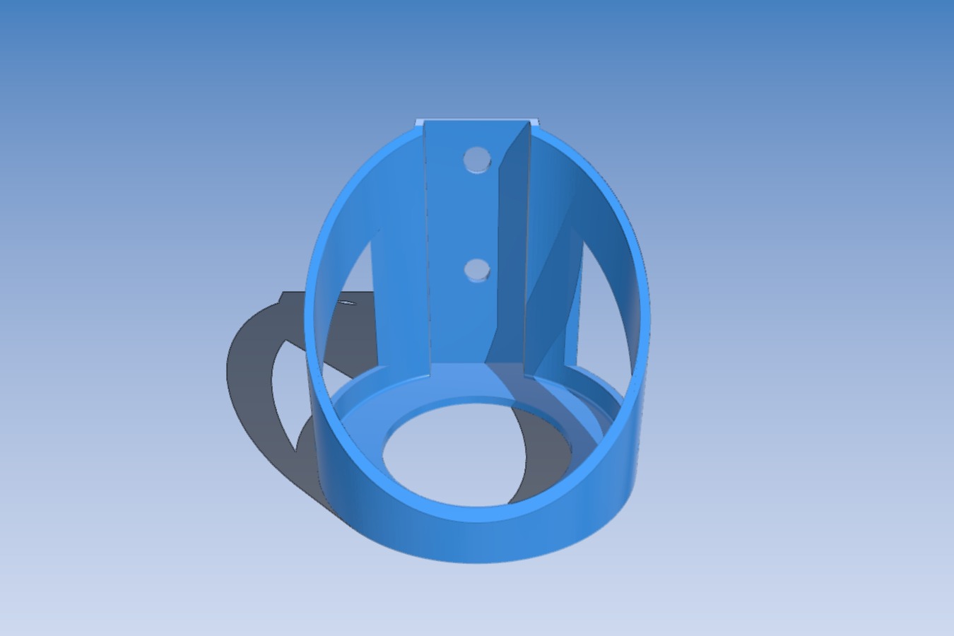 Dosenhalter für Lochwand - Can holder for hole wall