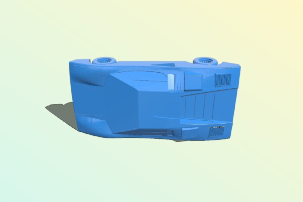 Lamborghini Countach print in place | 3d print model
