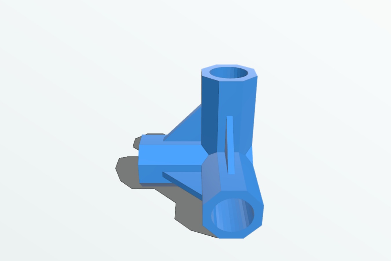 4 Way T Joint for 12mm Pipes