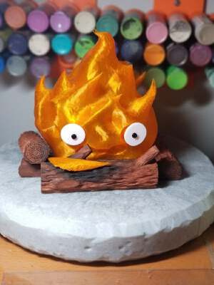 Calcifer (hollow) | 3d print model