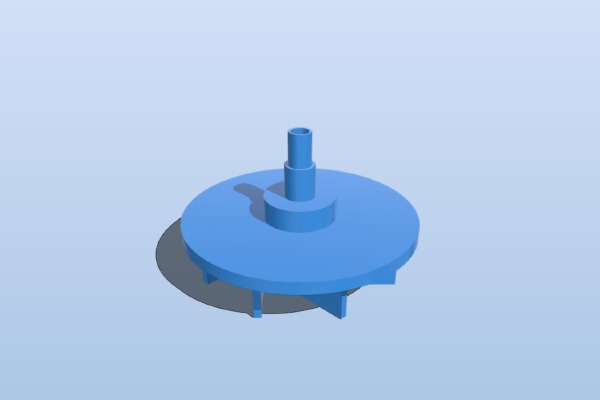 AEG Favorit dishwasher water circulation pump wheel | 3d print model