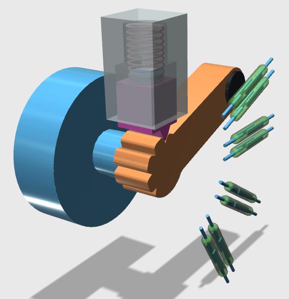 Rotary Switch with magnet actuating reed switches for audio sources