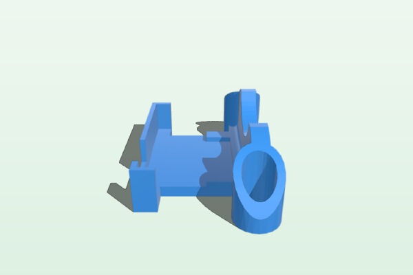 ZMR250 mount for Sony Mini 600TVL camera | 3d print model