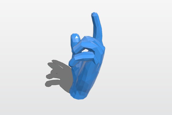 Hand Pegboard Headset Hook | 3d print model