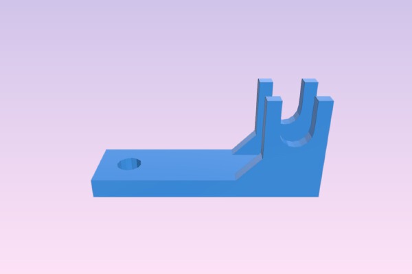 Printrbot Dial Gauge Mount | 3d print model