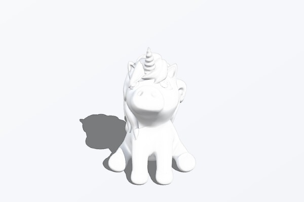 Cute Unicorn Multi Material Remix | 3d print model