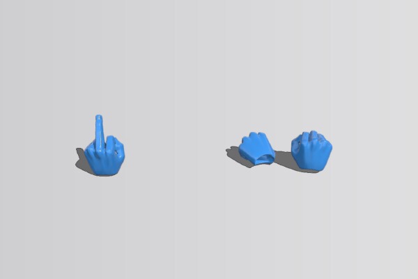 Mcfarlane Batman Beyond hand set by 3DZipGuy | 3d print model