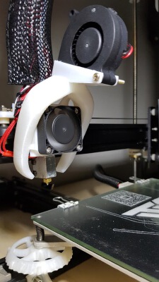 Heavy Duty Modular e3D Volcano Fan Fang 5015 radial fan version | 3d print model