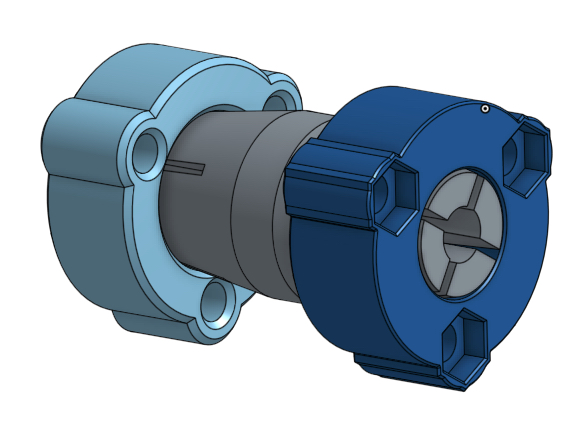 Clamping leadscrew coupler