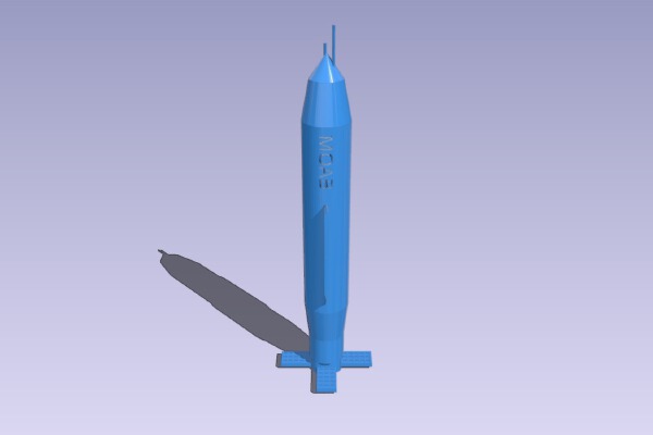 MOAB (Mother Of all Bombs) | 3d print model