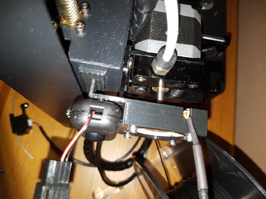 Anycubic i3 mega extruder stepper fan holder aiming at filament (with or without ON_OFF switch) | 3d print model