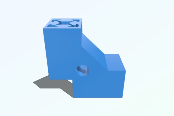 K40 Adjustable Bed: OpenBuilds V-Slot 20x20 | 3d print model