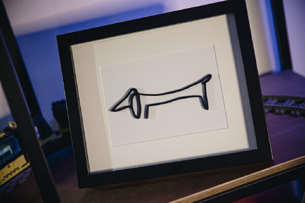 Picasso's Dachshund [ Ikea Ribba Frame Hack ] | 3d print model