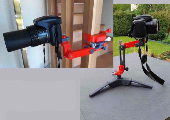 CAMERA _ GOPRO ARTICULATED SUPPORT | 3d print model