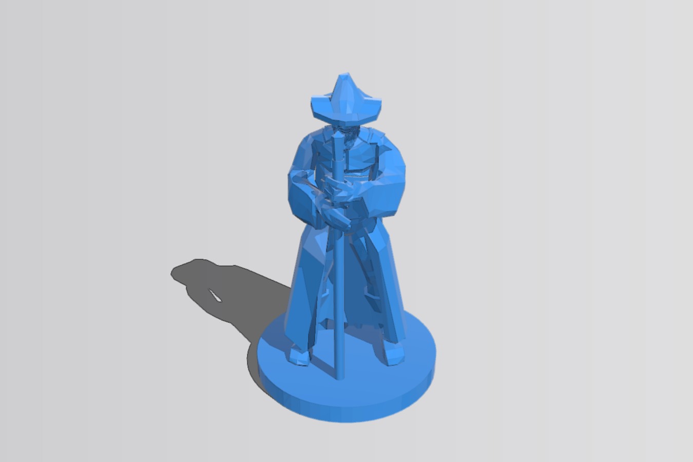 Druid _ Wanderer _ Wizard miniature for tabletop gaming or d&d