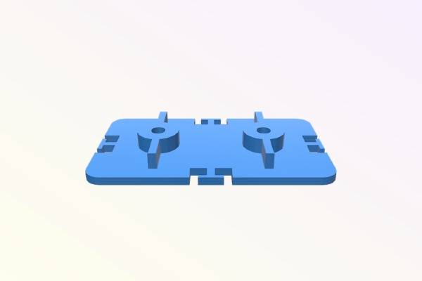 T4 accessory: universal camera plate | 3d print model