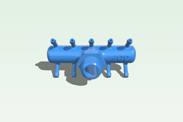 Pump Connector - 3Dponics Drip Hydroponics | 3d print model