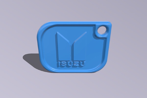 Isuzu keychain | 3d print model