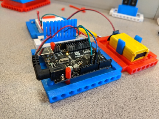 Arduino Uno Base (LEGO Technic Compatible) | 3d print model