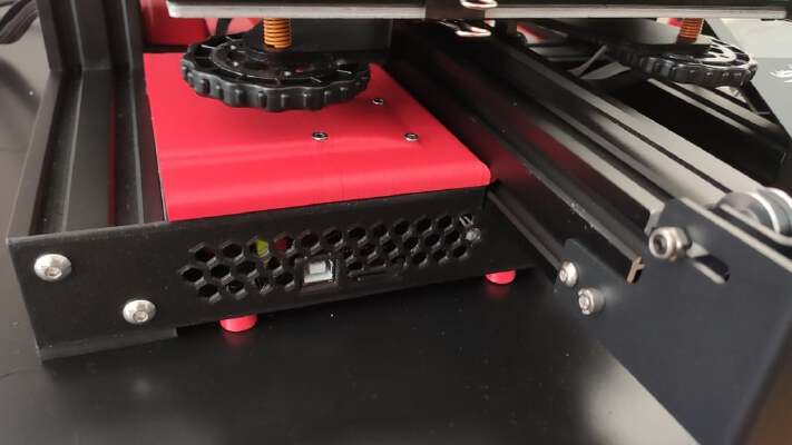 SKR 1.4 (Turbo) Case & Magnetic Lid (ENDER 3 PRO) | 3d print model