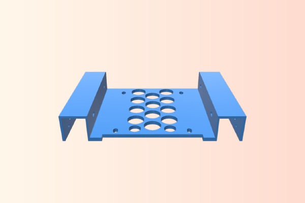5,25 Zoll HDD Adapter für 1 3,5 oder 2,5 Zoll HDD_SSD | 3d print model