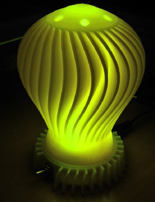 Balloon Fin LED Lamp | 3d print model