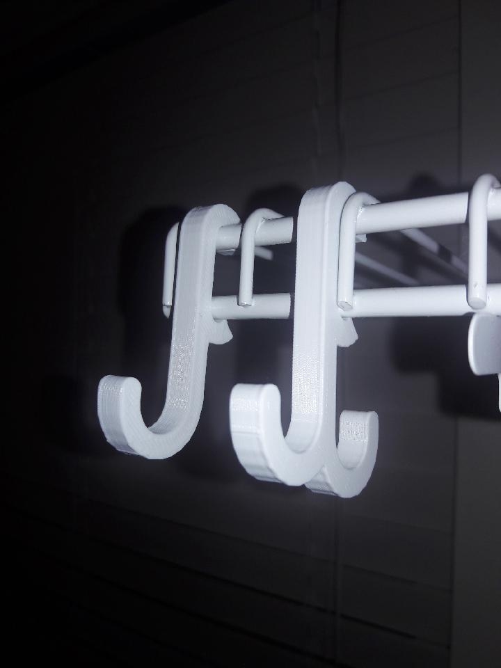 WIRE SHELF HELPER HOOKS