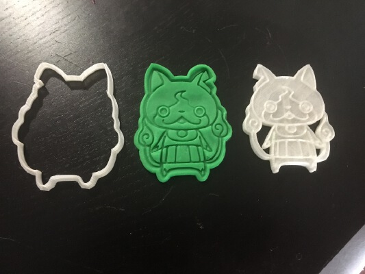 jibanyan yo-kai watch cookie cutter | 3d print model