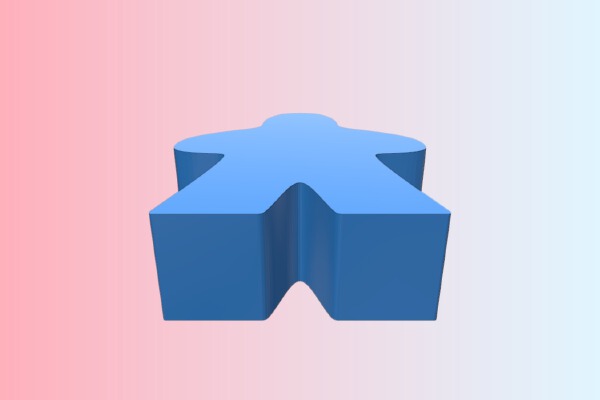 Meeple + house | 3d print model