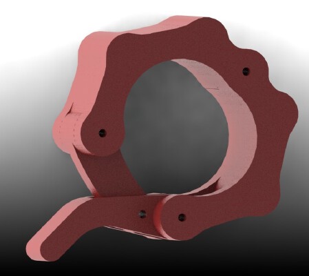 Shaft Collar for 28mm Barbell | 3d print model