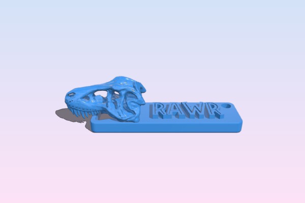 Jurassic Bottle Opener | 3d print model