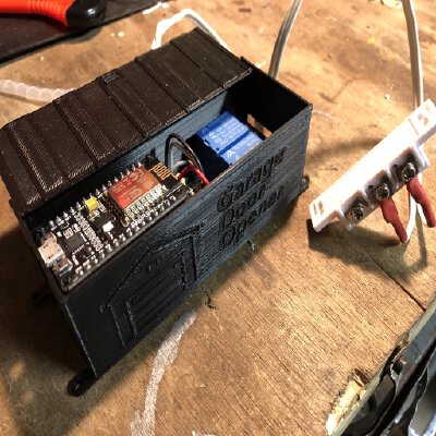 ESP8266 Case Garage Door Opener | 3d print model