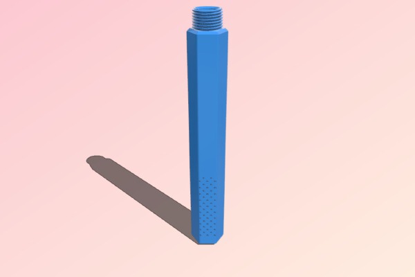 Simple Shower Head Hexa | 3d print model