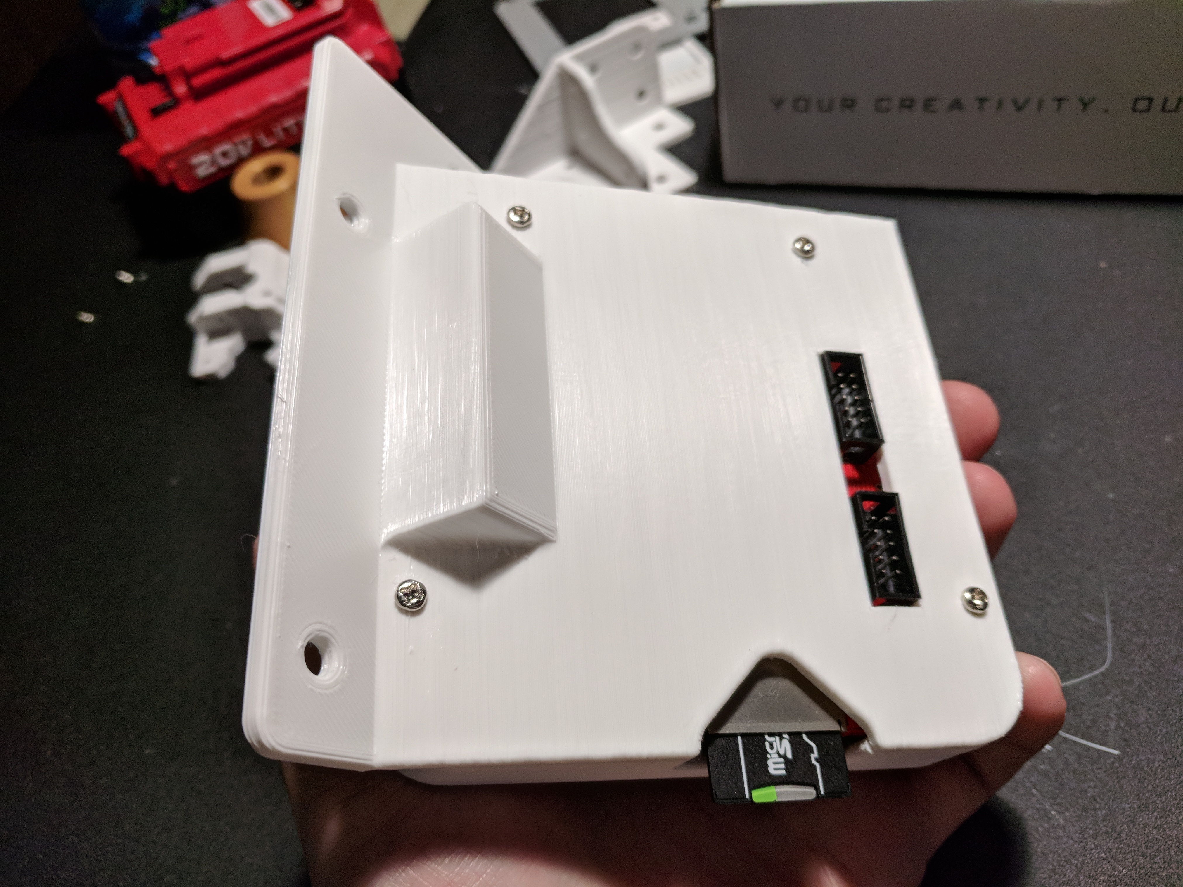 Alternate 128x64 LCD Mount for Tronxy X5S