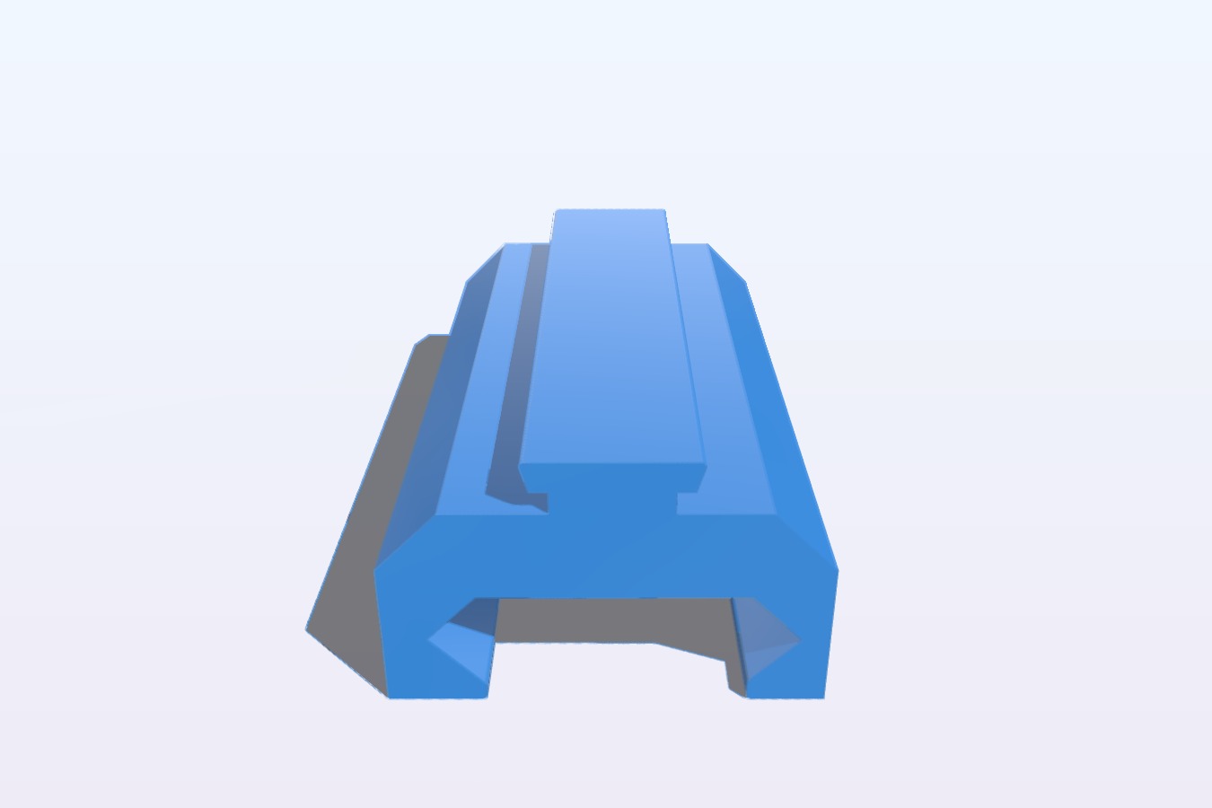 Picatinny _ NATO rail to Dovetail rail adapter (21.2mm to 11mm)