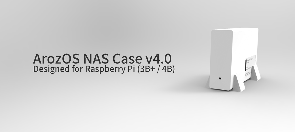 Raspberry Pi NAS Enclosure v4.0