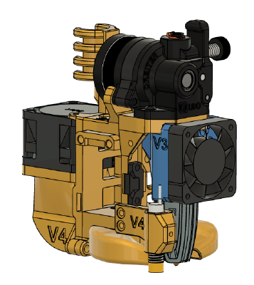 SuperLight Fast-Swap carriage (for Orbiter 1.5 extruder) | 3d print model