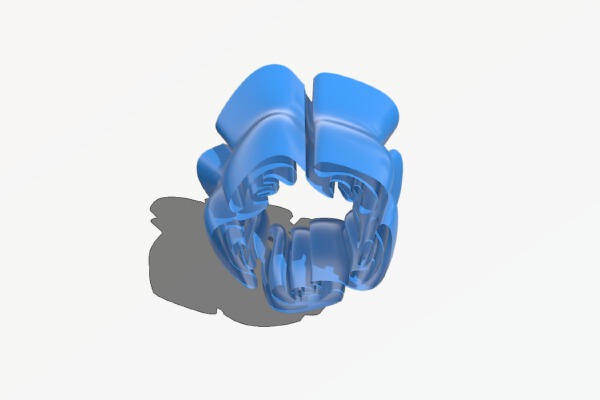 Small wave wavy vase | 3d print model