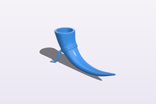 Skyrim Goat Horn Sconce | 3d print model