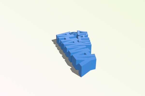 Yamaha MT-07 Logo | 3d print model