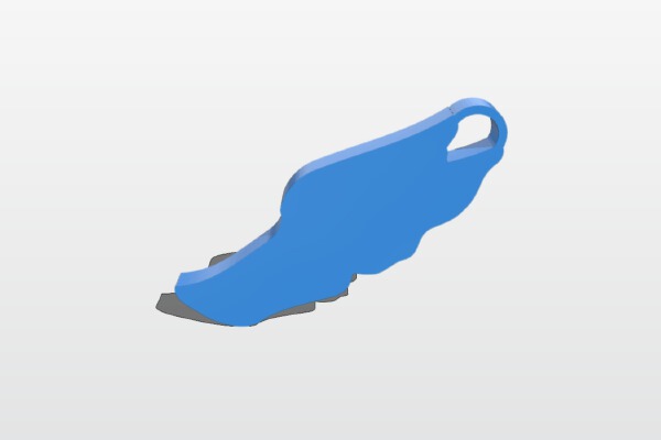 Track and Field Keychain | 3d print model