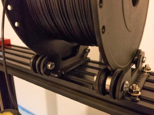 Spool/filament Holder - Tevo Black Widow - 2080 Extrude | 3d print model